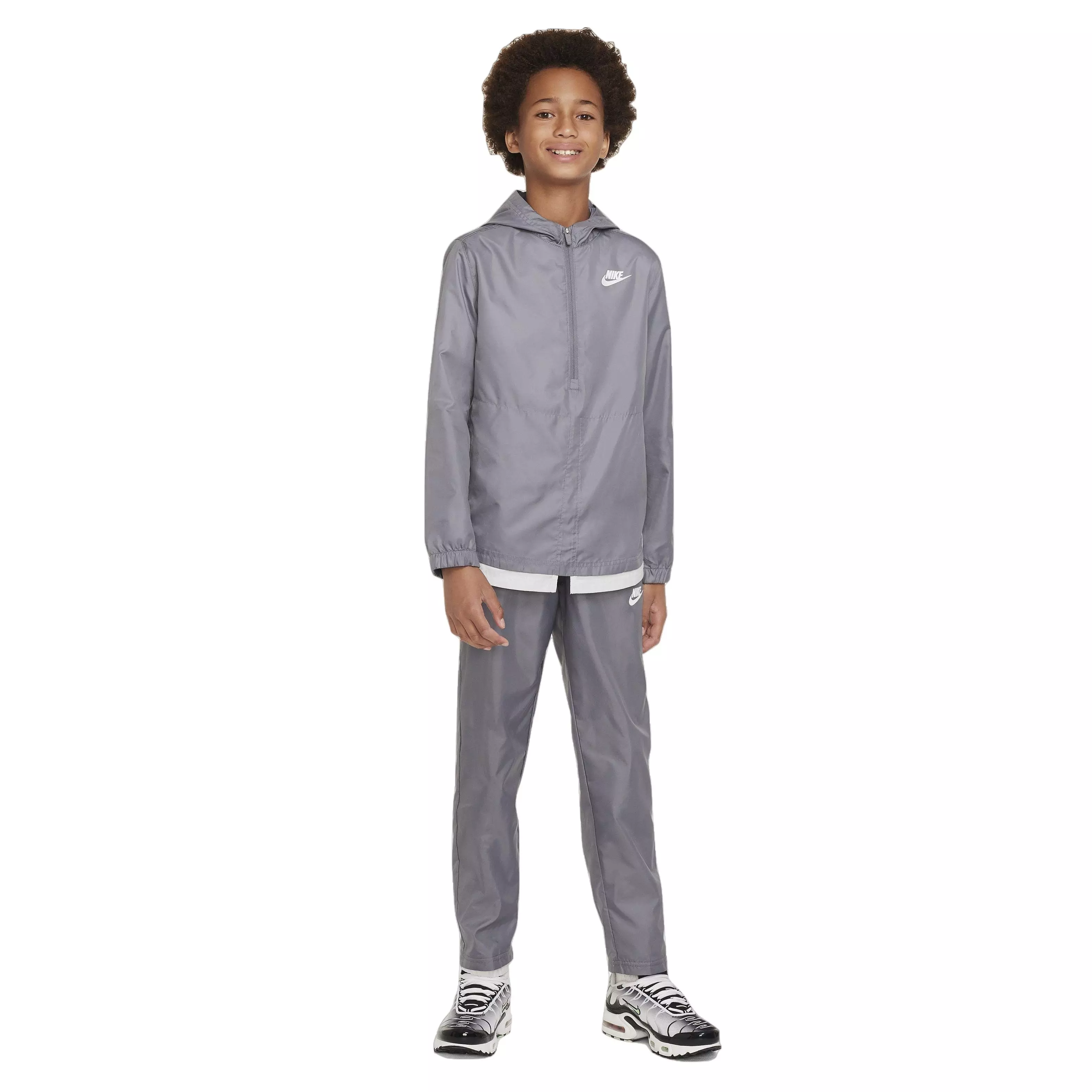 Nike junior half zip on sale tracksuit